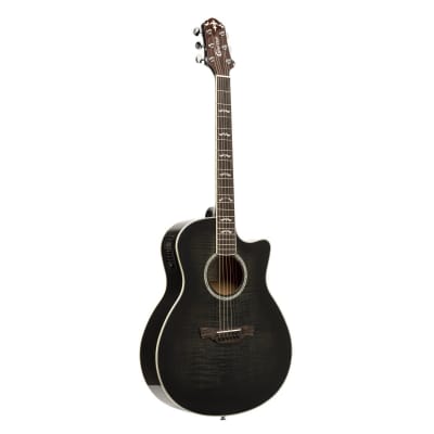 Crafter Noble Series Small Jumbo Acoustic-Electric Guitar - NOBLE TBK image 1