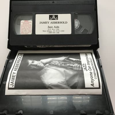 Aebersold Jazz: Anyone Can Improvise For All Instruments by Jamey Aebersold VHS   with case image 3