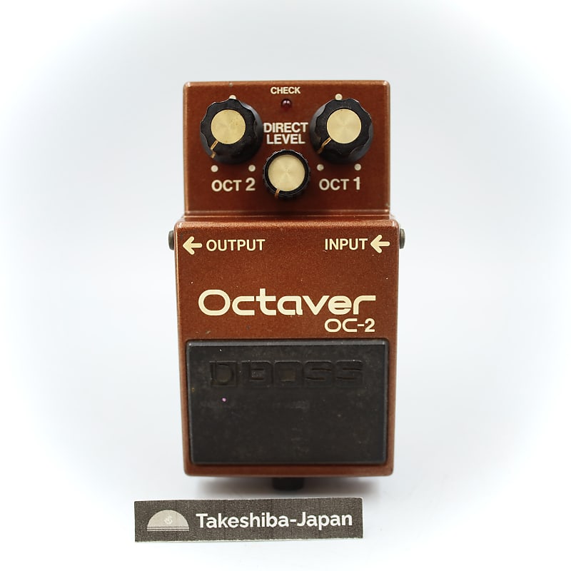 Boss OC-2 Octaver 1982 Made in Japan Vintage Ocetave Vintage Guitar Effect  Pedal 220000