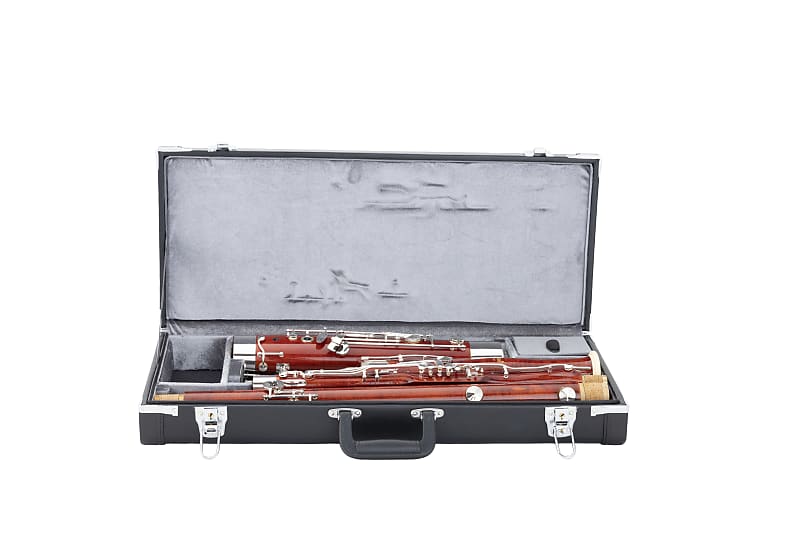 Wisemann DBN-300 Bassoon, C key, maple wood body, silver plated finish keys image 1