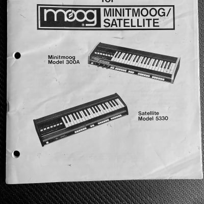 Moog Minitmoog/Satellite 1979 Owners & Service Manual