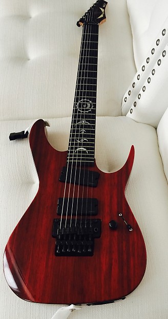 【感謝価格】 RARE Dean String 7 Cooley Rusty Padauk RC7 Shop Custom USA ギター