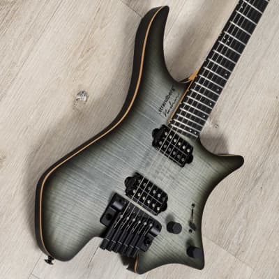 Strandberg Boden Prog NX 6 Multi-Scale Headless Guitar, Charcoal Black image 2