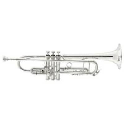 King 2055T Silver Flair Step-Up Model Bb Trumpet with 1st Slide Trigger With Hardshell Case image 5
