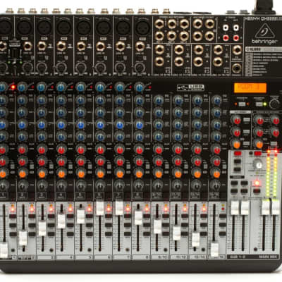 Behringer Xenyx QX2222USB Mixer with USB and Effects image 1