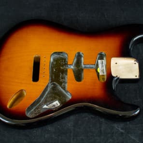 Fender USA Genuine Replacement Alder Stratocaster Guitar Body  2 Color Sunburst image 1