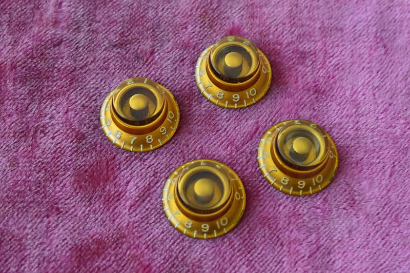 Vintage 1959 Gibson Les Paul Burst Knobs Gold Standard Reverb