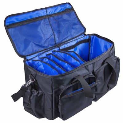 DJ Pro Audio Padded Multipurpose Accessories Cables Storage Transport Bag Case image 9
