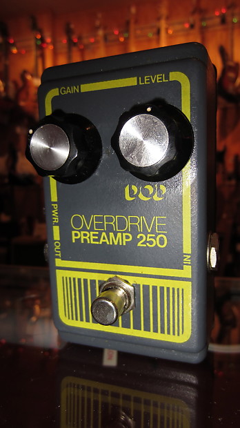 DOD Overdrive/Preamp 250 1970's Grey Box | Reverb DOD Overdrive/Preamp 250 1970's Grey Box | Reverb