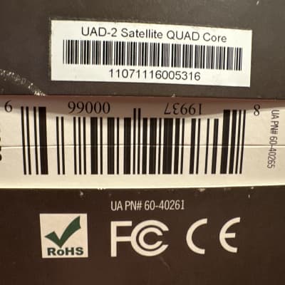Universal Audio UAD-2 Satellite QUAD Core Firewire DSP Accelerator 2012 - Present - Silver image 6