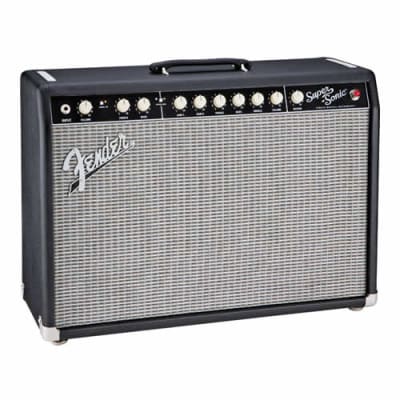 FENDER Super Sonic 22 Combo Tube Guitar Amp 22W Black w/4-Button Footswitch image 3