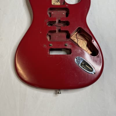 Warmoth Soloist Guitar Body, One Piece Zebra Wood Top 2016