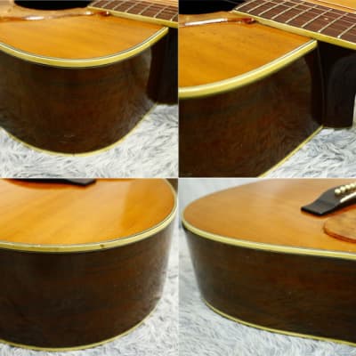 Immagine Vintage Yamaha FG-350 Red Label Rare Honduras Rosewood body Made in Japan - 14