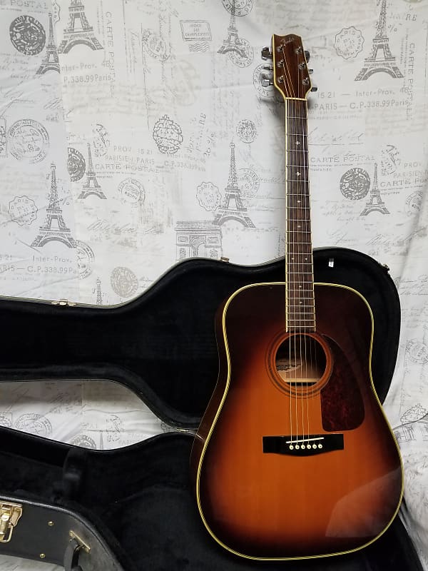 Fender F240A 1980's Sunburst Top Of The Line Korea Excellent