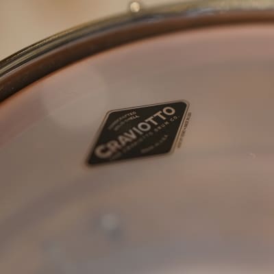 Craviotto 5.5x14" Masters Metal Copper Snare Drum - #8 of 50 image 5