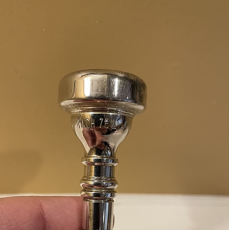 Bach 7ew piccolo trumpet mouthpiece shank) Reverb