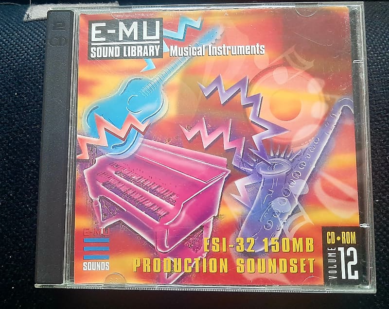E-MU Systems Sound Library Vol. 12 - ESI-32 Production Soundset - Sampling CD image 1