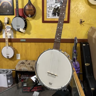 Gold Tone MM-150 White Ladye Maple Mountain Openback 5-String Banjo w/Hardcase for sale