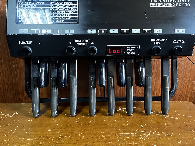 ハモンド HAMMOND XPK-100 MIDI PEDALBOARD 廃盤 ハモンド XPK-100 MIDI PEDAL