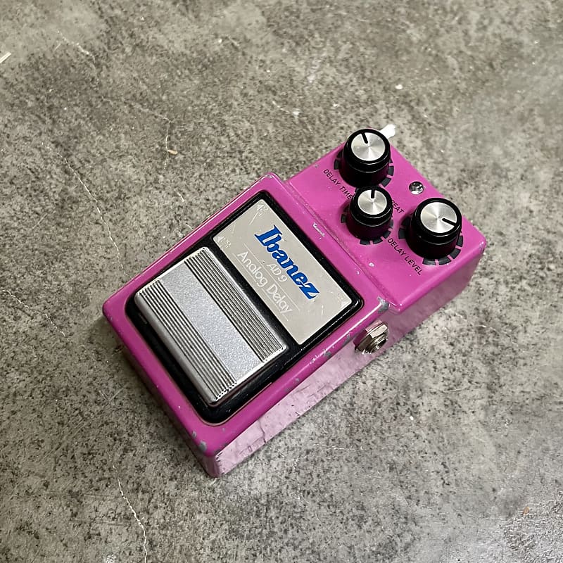 Ibanez AD-9 Analog delay pedal c 1980 Pink original vintage MIJ Japan echo image 1