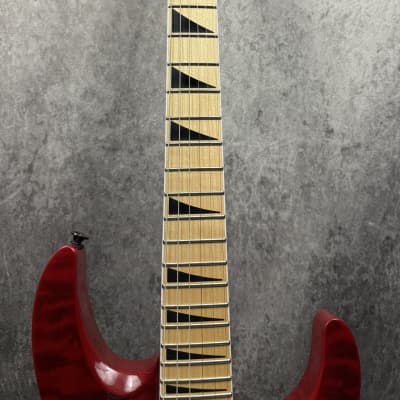 Jackson JS34Q Dinky DKAM 2021 - Transparent Red image 3