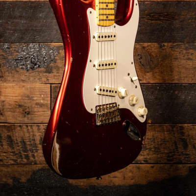 Fender Custom Shop 1957 Stratocaster Relic in Aged Candy | Reverb