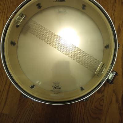 Pearl 3"x13" "Wood Shell"  Piccolo Snare Drum 2000's - Black Wrap image 7