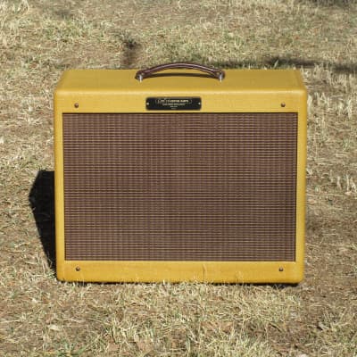 Carl's Custom Amps1x15 Lacquered Tweed Extension Cabinet 50's Weber Alnico Speaker for sale