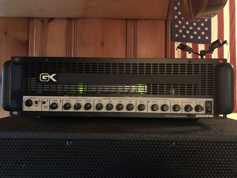 GallienKrueger GK 2000RB 1997 Black Reverb