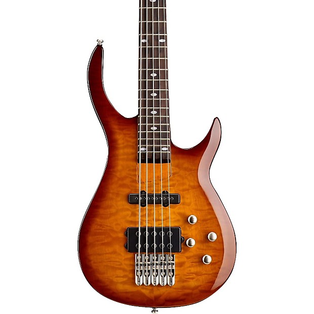 Rogue LX405TSB Series III Pro 5-String Bass Sunset Burst image 1