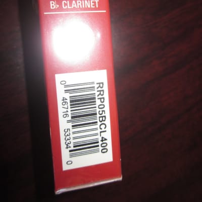 Rico Plasticover Bb Clarinet Reeds Strength 4 Box of 5 RRP05BCL400 image 3