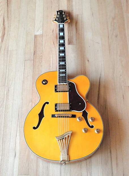 Samick LaSalle JZ 2 Greg Bennett Design Archtop L5 Electric Guitar Natural Korea w OHSC