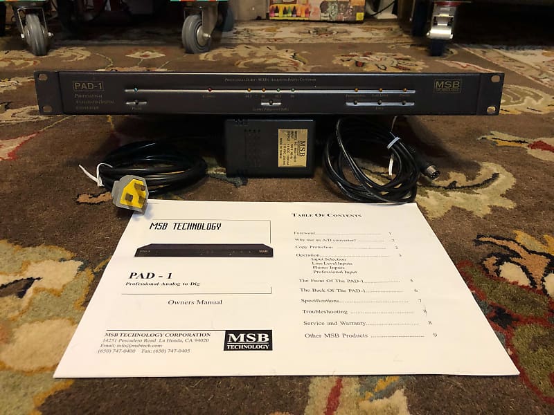MSB PAD-1 ( AD Convertor ) | Reverb