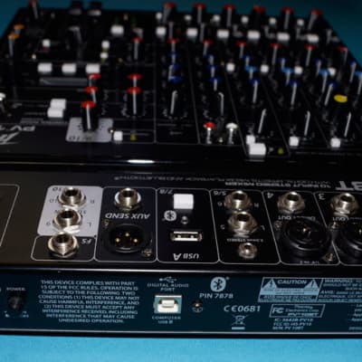 Peavey PV 10 BT  10 Channel Mixer with Bluetooth and Effects image 4