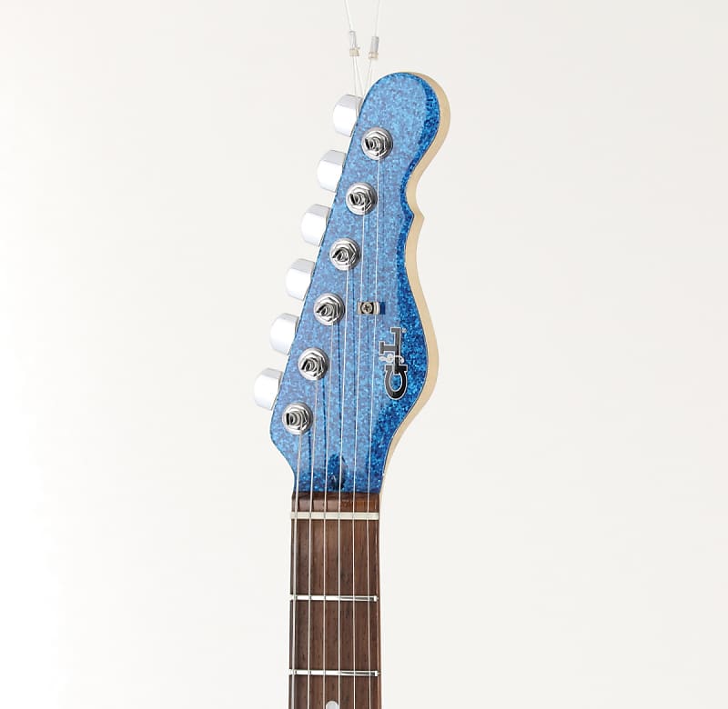 G&L USA ASAT Classic Semi-Hollow Blue Metal Flake (S/N
