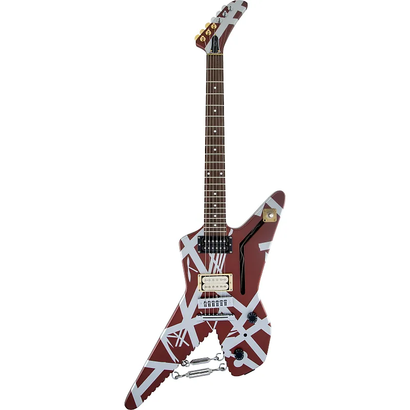 EVH STRIPE SHARK レプリカ Amazon.com: EVH Striped Series Shark - Burgundy with Silver