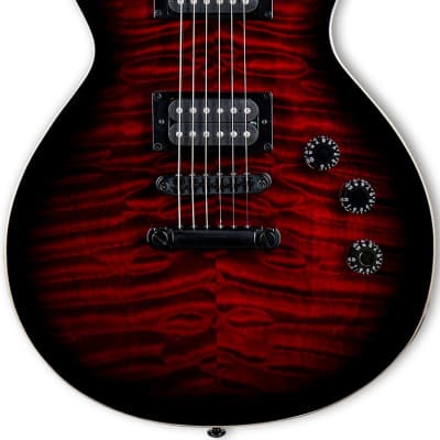 ESP LTD Eclipse EC-256QM Electric Guitar See Thru Black Cherry Sunburst image 1
