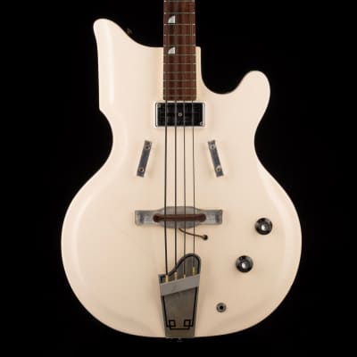 Vintage 1962 National Val-Pro 85 Bass White with OHSC - Ry Cooder Collection for sale
