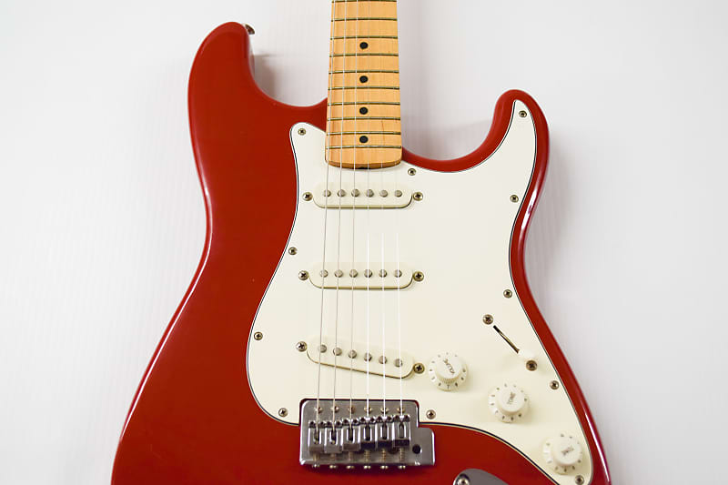 Squier E-Series Stratocaster Made in USA 1989 - Red | Reverb