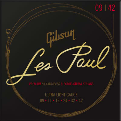 Gibson SEG-LES9 Les Paul Premium 9-42 - Electric Guitar Strings for sale