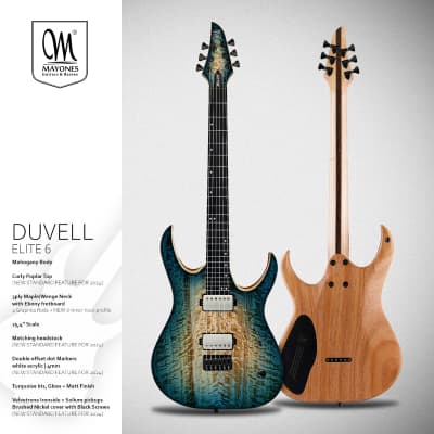【MAYONES】 DUVELL ELITE 6 Mayones Duvell Elite 6 Transparent Jeans Black Horizon Matte