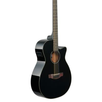 Ibanez AEG5012 Acoustic Electric Guitar Black image 8