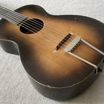 1930’s-1950’s  No Name Parlor Guitar Regal Recording King Gibson Kay Harmony Washburn Lyon Healy Silvertone image 6
