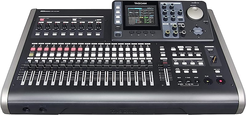 Tascam DP-24SD 24-Track Digital Portastudio Multi-Track Audio Recorder , 8 XLR Inputs, Effects, Mastering, Color Screen image 1