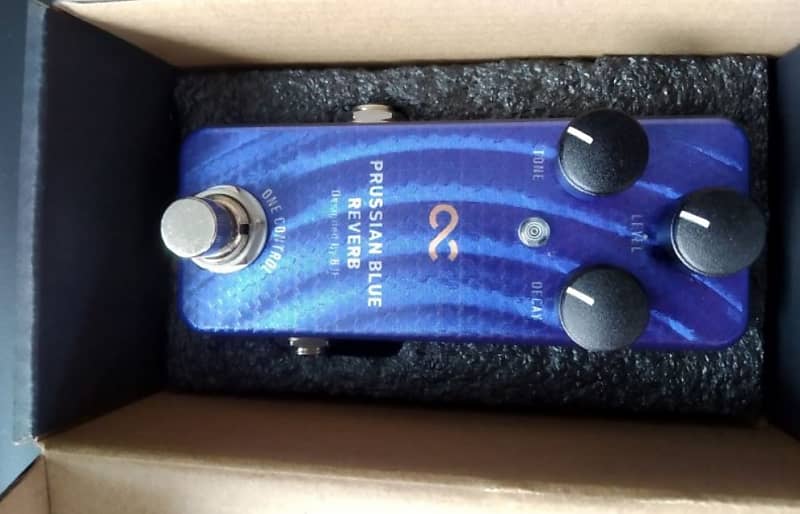 One Control Prussian Blue Reverb Pedal image 1