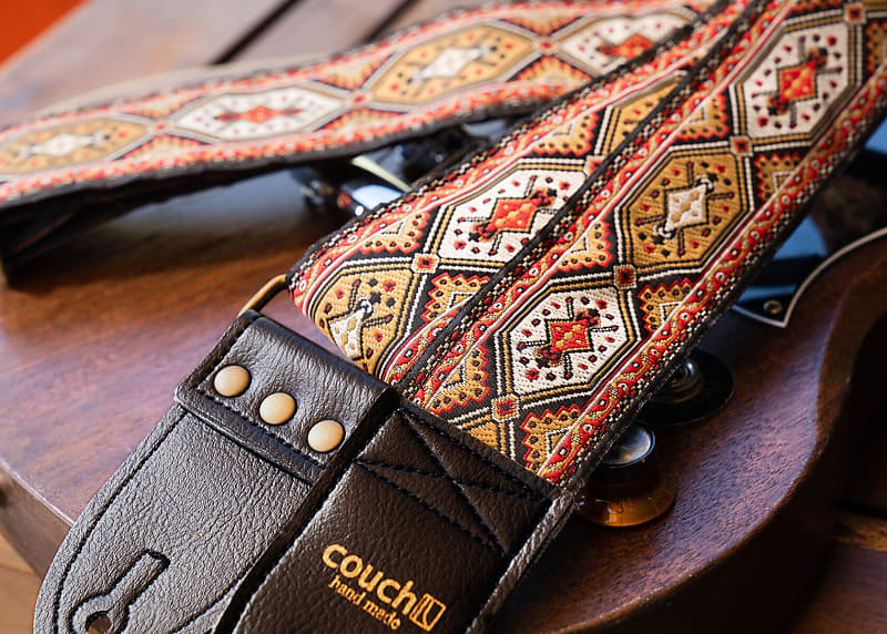 Couch Kashmir Psychedelic Guitar Strap 2023 Reverb