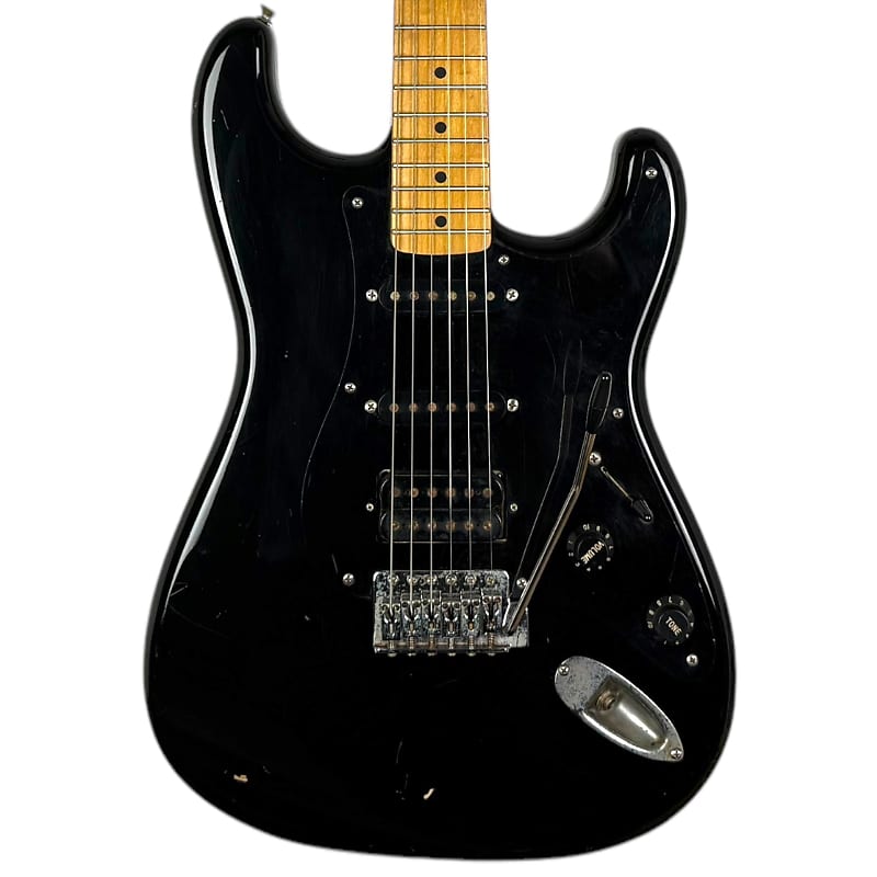 Fender Japan Boxer Series ST-456 Stratocaster Black Used