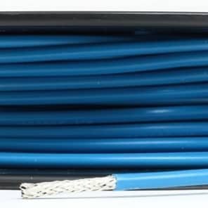 George Ls .155 Bulk Guitar Cable - 50 foot Roll - Blue image 4