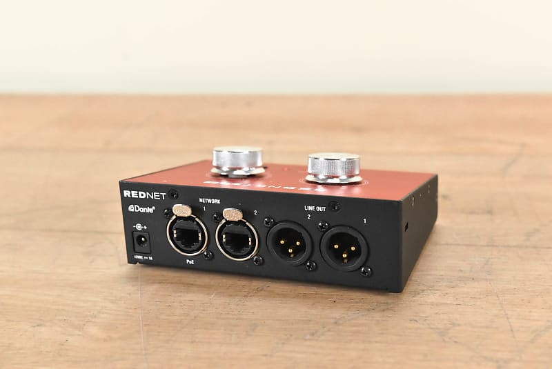 Focusrite RedNet AM2 Dante Stereo Headphone Amplifier (NO POWER