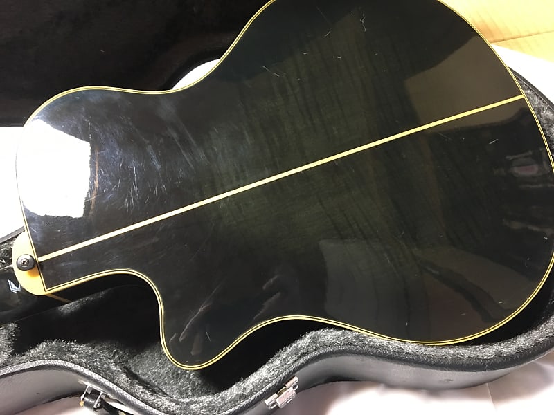 Yamaha Apx-10s Electric/Acoustic guitar black | Reverb